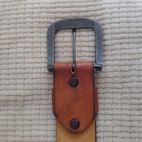 Hand Stained Latitan Leather 6513 Size 34 Butterfly Belt - Picture 10 of 12